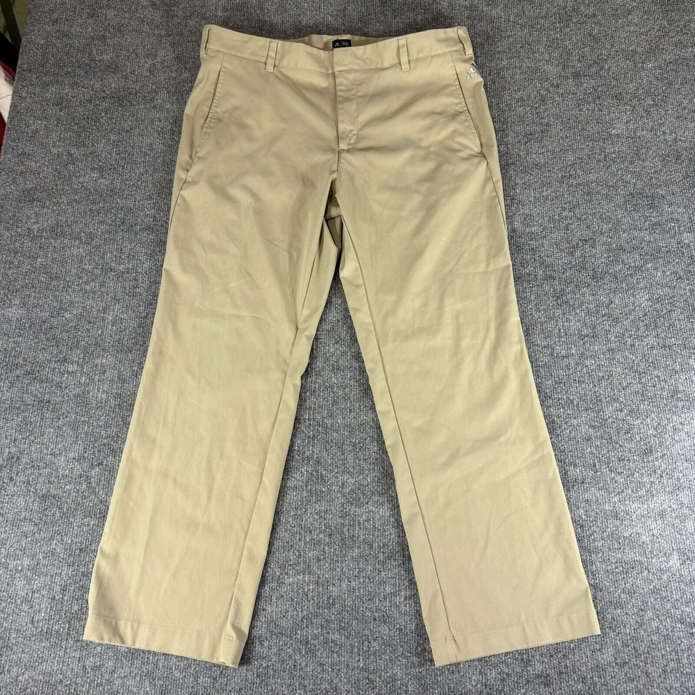 Adidas Pants Mens 38 Beige Golf Performance‎